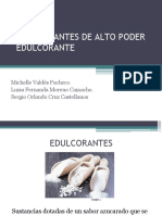 EDULCORANTES DE ALTO PODER