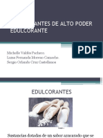 Edulcorantes de Alto Poder