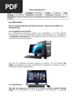 Guías de Aprendizaje Tecnologia 4A S1