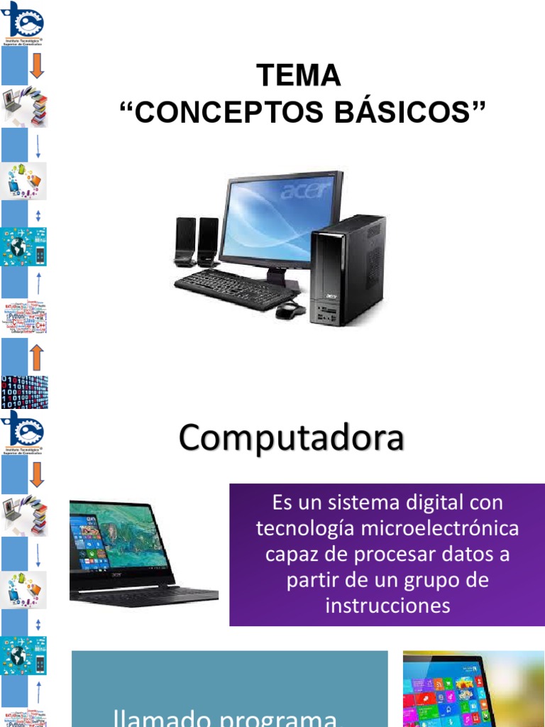 Conceptos Básicos de Hardware y Software | PDF | Hardware de la ...