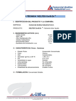 Keltex Ca-B-Zn - Ficha Tecnica PDF