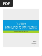 Chapter 1 - Introduction To Data Structure PDF