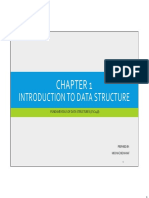 Chapter 1 - Introduction To Data Structure PDF