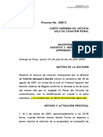 (15-07-08) - Homicidio Agravado X Porte de Armas