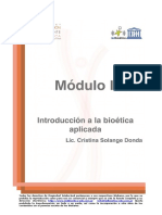 Introduccion A La Bioetica Aplicada 1 PDF