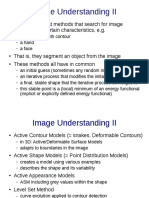 Image Understanding II: Today We Look at Methods That Search For Image Features With Certain Characteristics, E.G