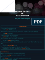 Present Perfect Vs Past Perfect
