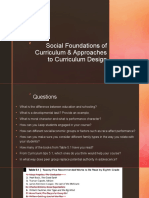 Social Foundations and Approaches