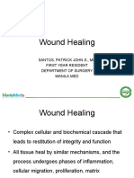 Wound Healing: Santos, Patrick John S., MD First Year Resident Department of Surgery Manila Med