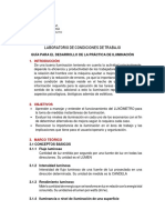 Laboratorio de Condiciones de Trabajo: Guía para El Desarrollo de La Práctica de Iluminación