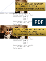Our Roots Run Deep. Our Love Runs Deeper.: Suril 2 Grand Reunion APRIL 28, 2019