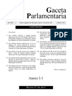 Gaceta Parlamentaria