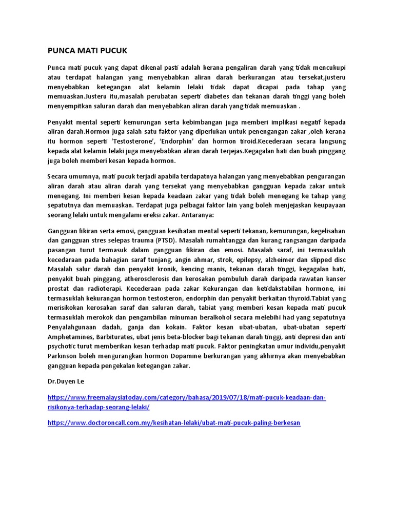 Punca Mati Pucuk Pdf