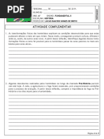 HIST060201 - Complementar História - 6º Ano - Origem do ser humano na América