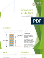 Caida libre 21 abril