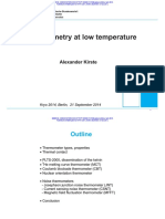 Thermometry at Low Temperature: Alexander Kirste