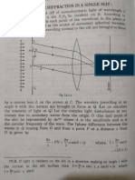 Fraunhofer Single Slit Diffraction