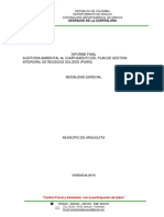 INFORME FINAL PGIRS - Arauquita PDF