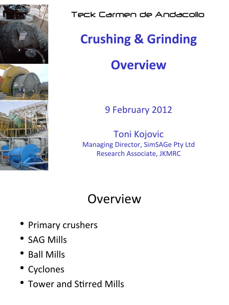 Crushing and Grinding Processes Explained | PDF | Mill (Grinding ...