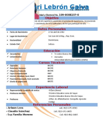 Curriculum Mujer Profesional