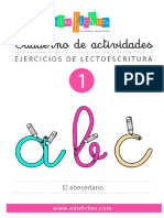 Cuaderno del abecedario gratis en edufichas