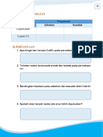 Tabel Pengamatan Dan Pertanyaan PDF