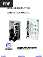 SE350 Voltage Regulator Instruction Manual