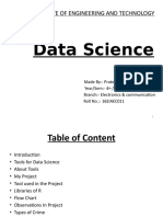 Data Science: Institute of Engineering and Technology