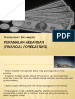 PERAMALAN KEUANGAN (Financial Forcasting)