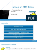 Hadoop On EMC Isilon