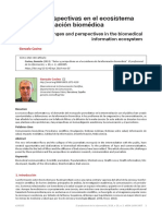 Ecosistema de La Información Biomédica PDF