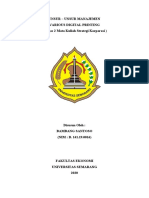 UNSUR - UNSUR MANAJEMEN VARIOUS DIGITAL PRINTING - Bambang Santoso (B.141.19.0016)