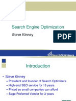 Search Engine Optimization: Steve Kinney