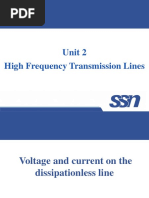 Unit 2 High Frequency Transmission Lines