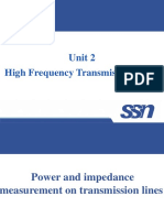 Unit 2 High Frequency Transmission Lines