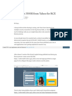 How I Got 5500$ From Yahoo For RCE