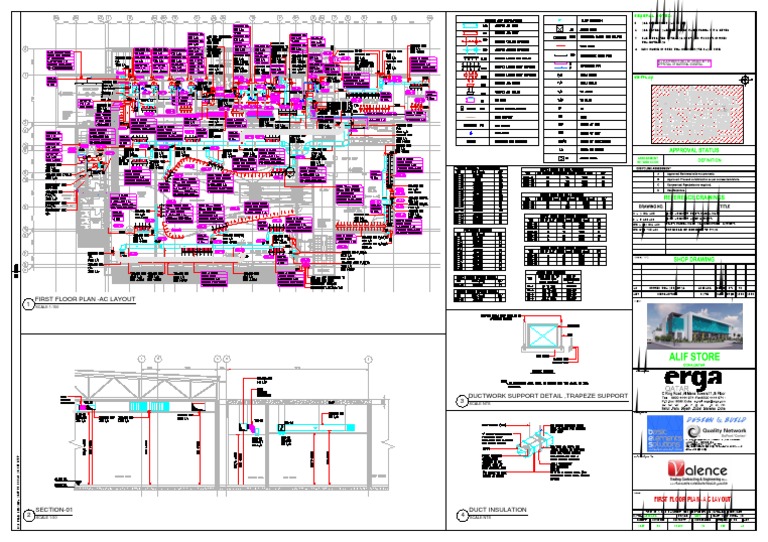 First Floor AC Layout and Details | PDF