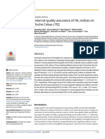 Internal Quality Assurance of HIL Indices On Roche Cobas c702