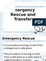 Emergency Rescue and Transfer PPT
