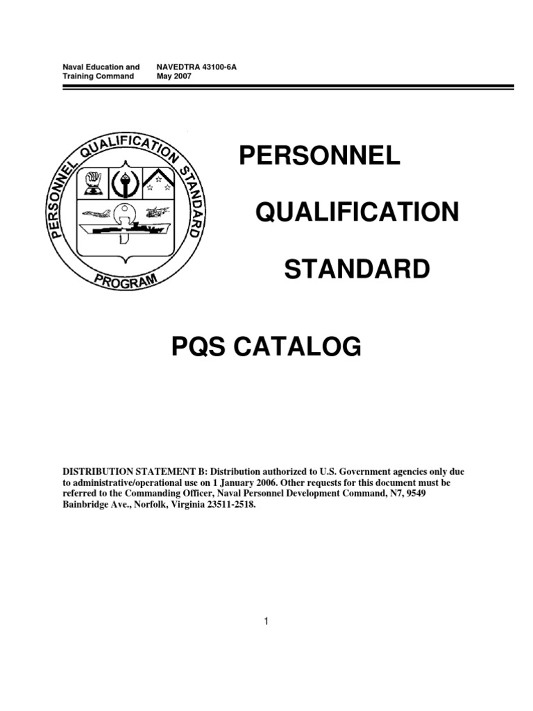 PQS Catalog