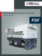 Binding Agent Spreader TC Series: Technical Specifi Cation