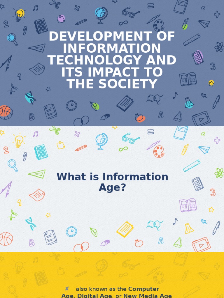Impact of Information Technology on Society | PDF