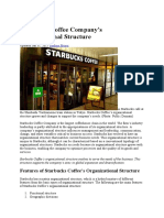 Starbuck Organisational Structure