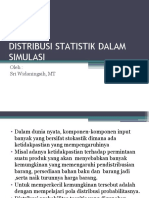 Distribusi Statistik Dalam Simulasi