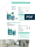 Surfanios Premium: Concentrated Disinfectant-Detergent Products