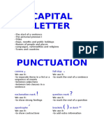 CAPITAL LETTERS AND PUNCTUATION