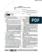 CBSE NET July 2016 Paper II Computer Science