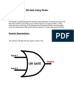 OR GATE Usind Diodes Complete PDF