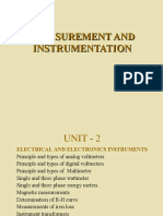 Measurement and Instrumentation