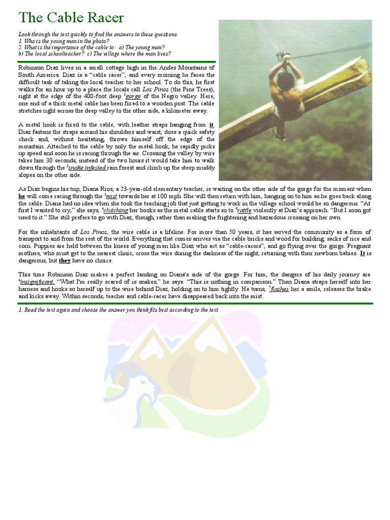 Tha Cable Racer | PDF